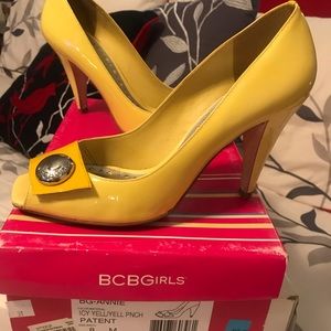 Yellow BCBGirls Shoes